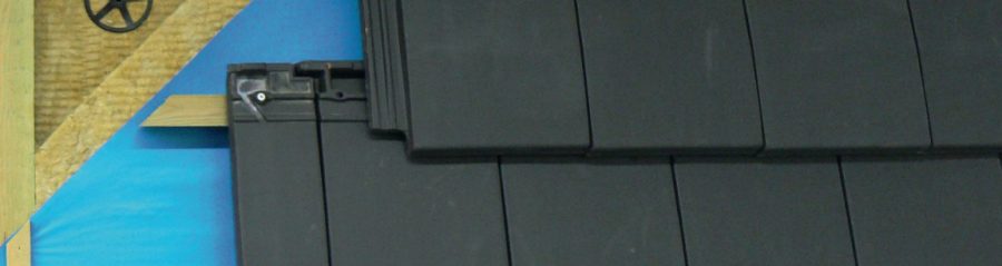 Wall cladding with roof tiles - soft insulation