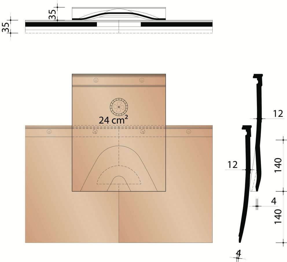 Elfino - kit ventilatiepan