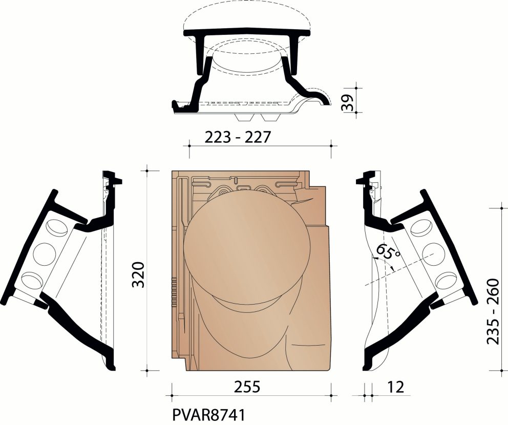 Vario 18 - kit tuile à douille