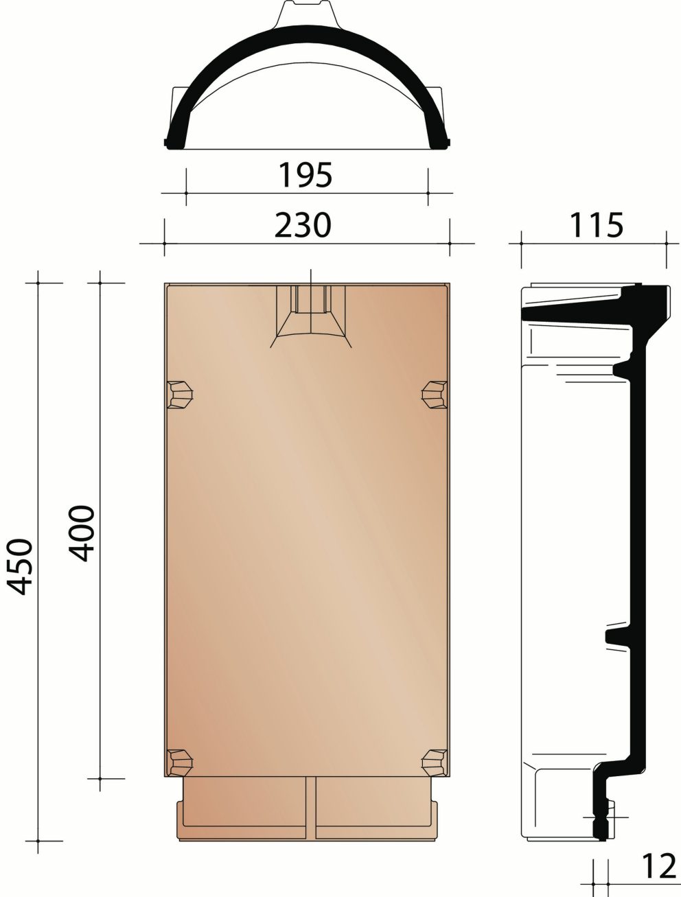 Harmonica: halfronde beginnoordboom
