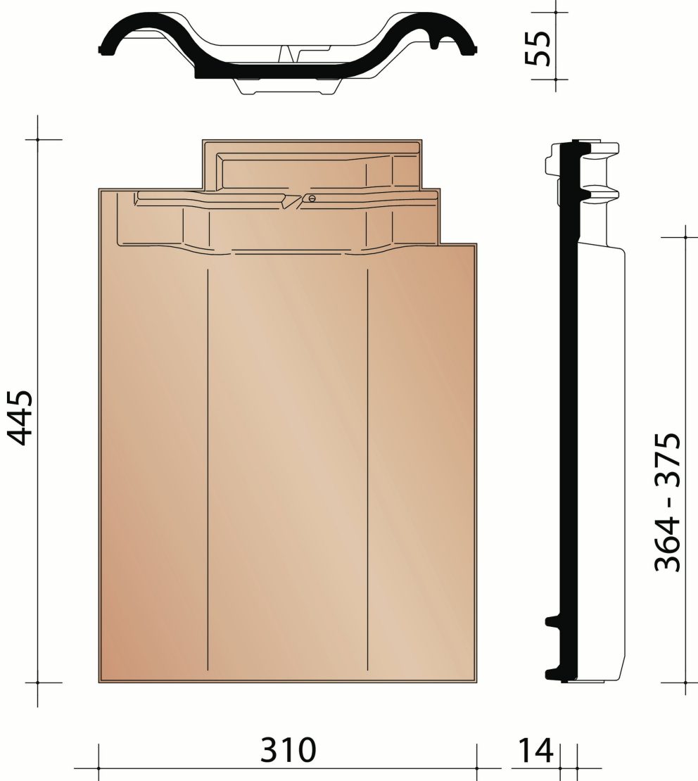 Harmonica: pan met dubbele wel (2,7/lm)