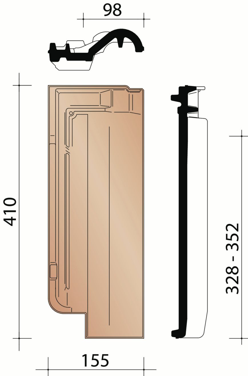 Harmonie: halve pan (2,9/lm)