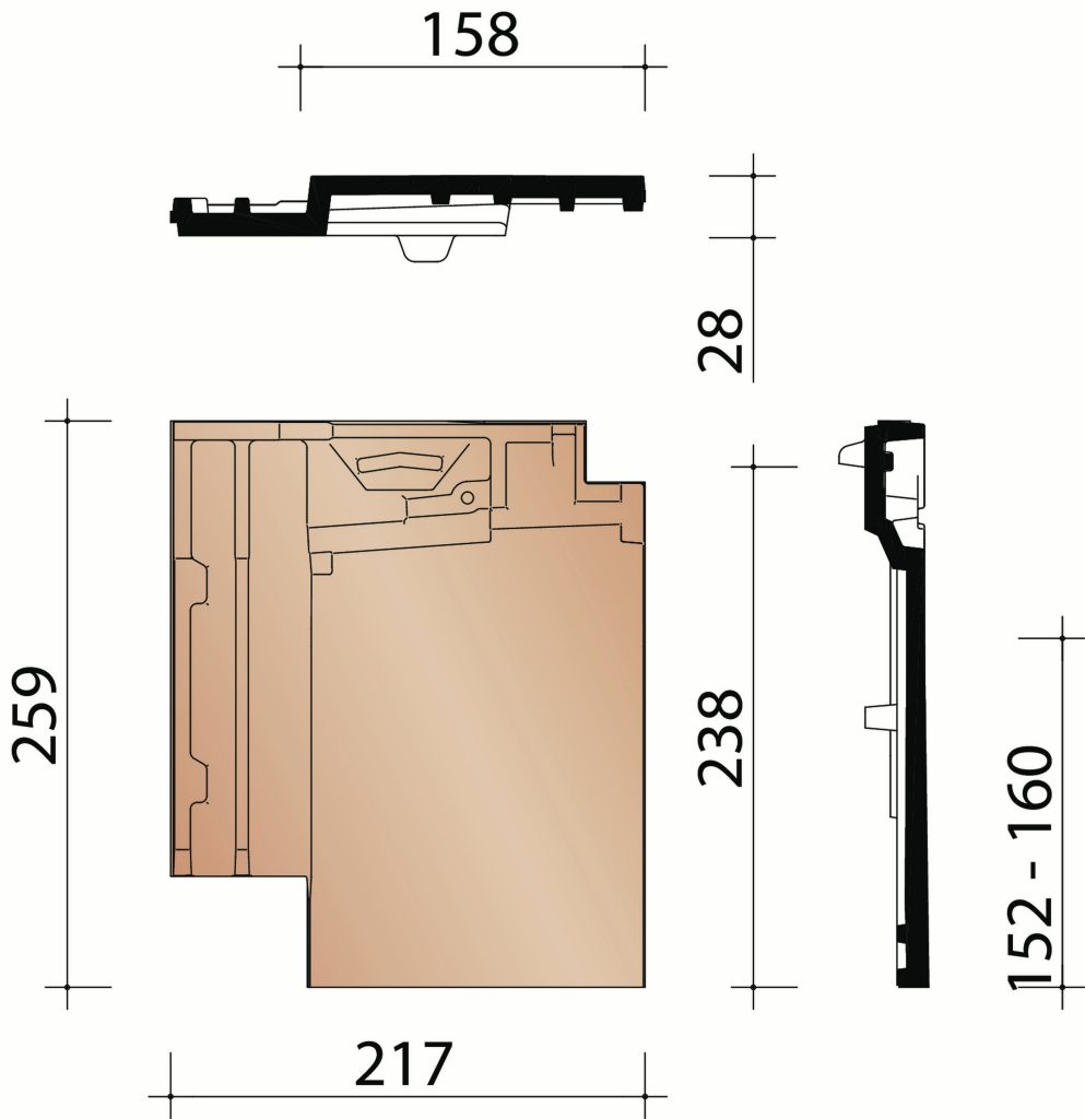 Rully : Halve pan (3,25/lm)