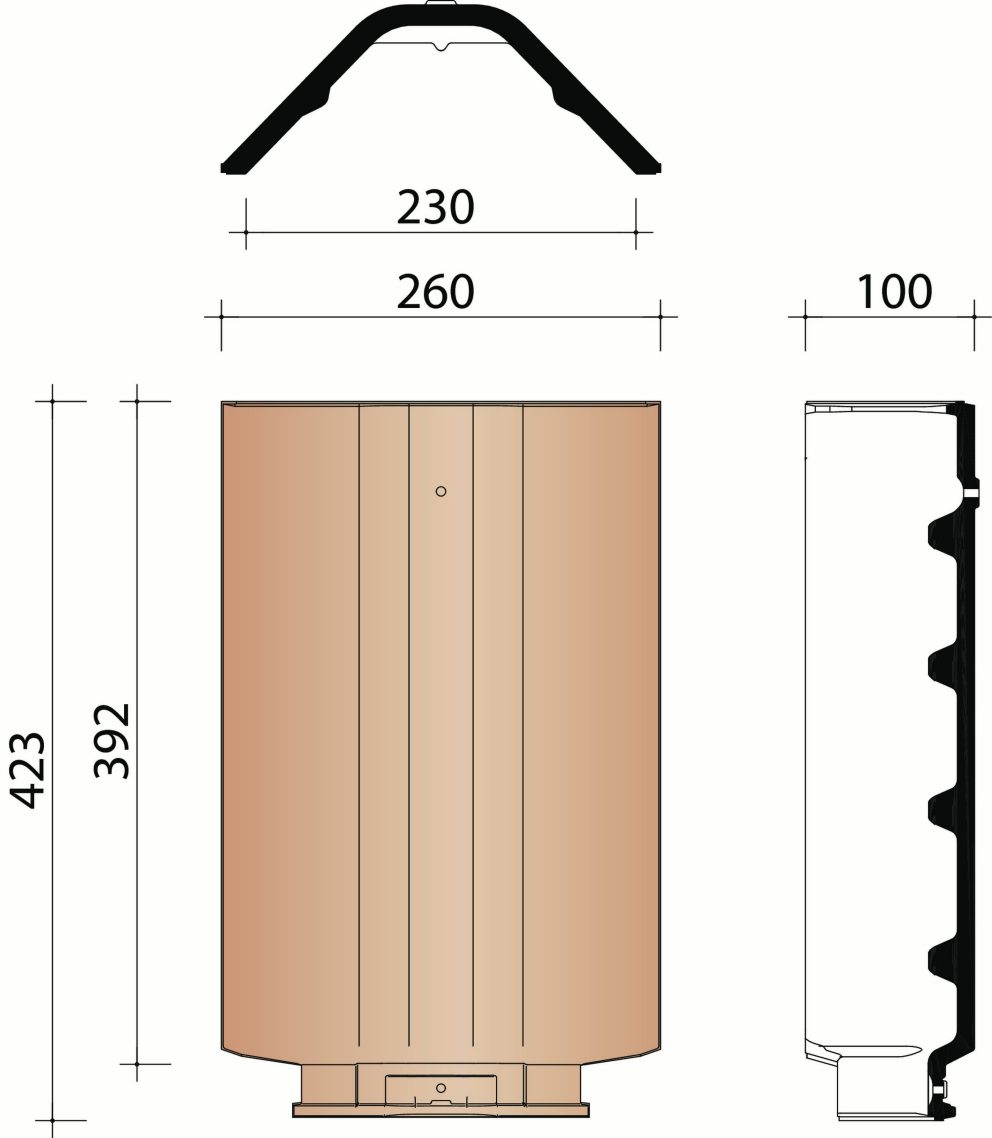 Giverny/Rully/Volnay : Hoekige vorst - noordboom (2,5/lm)