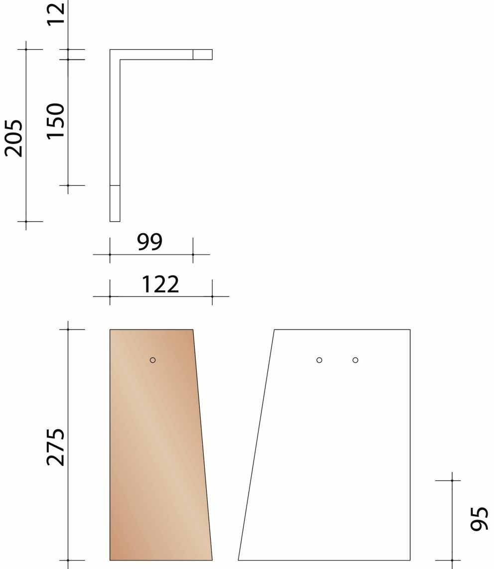 Plate Origine : Linker gevelpan (5,3/lm)