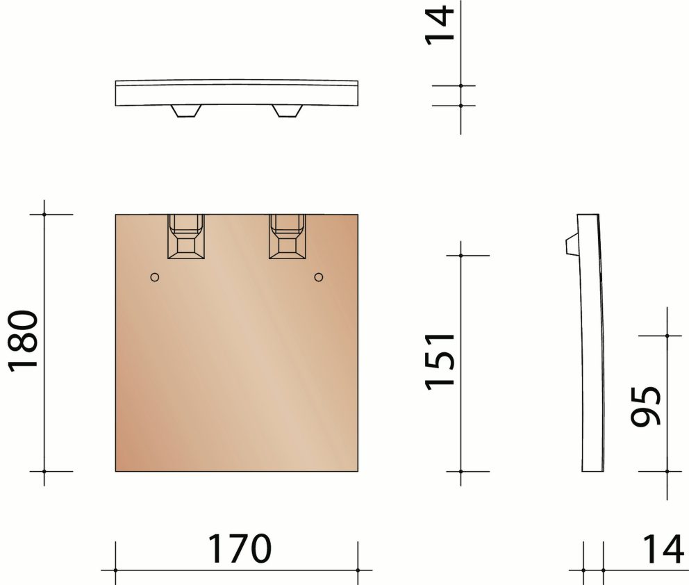 Pommard : Korte pan (5,9/lm)