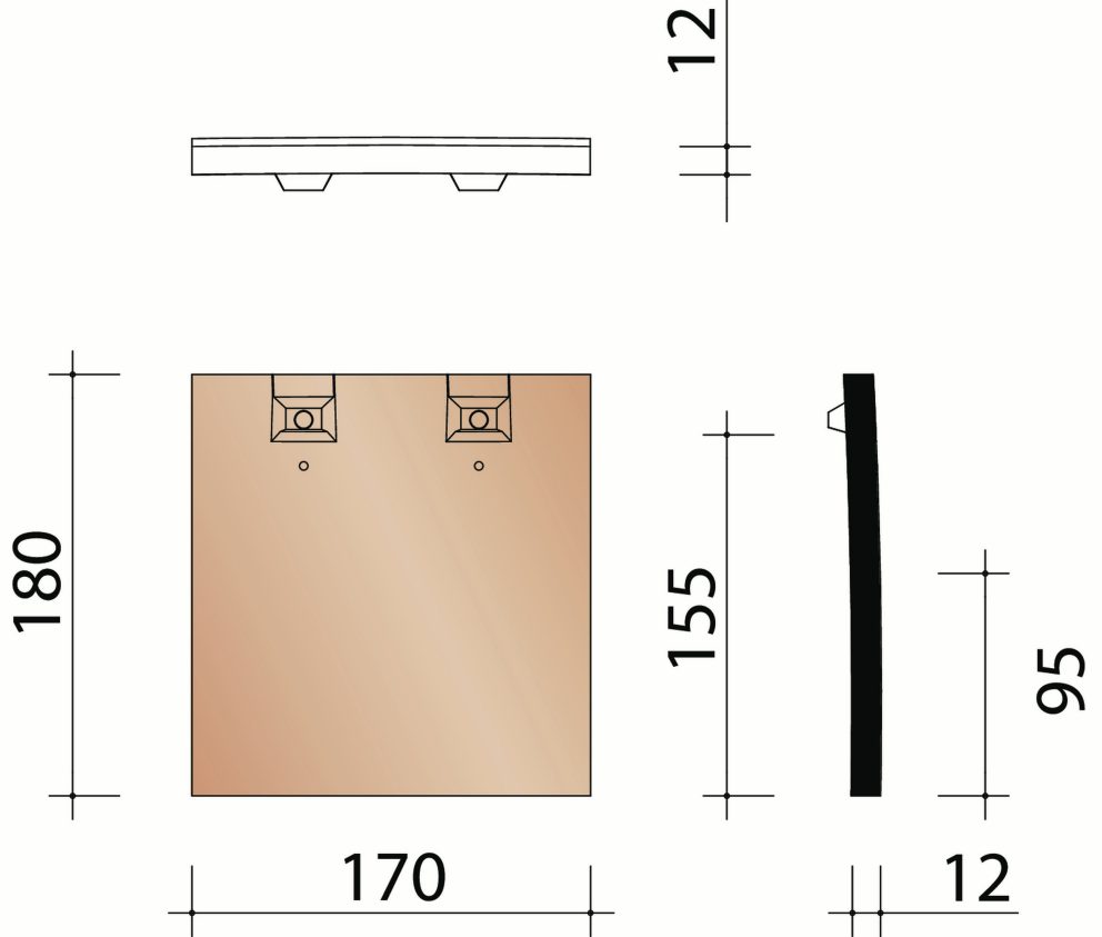 Plate Origine : Korte pan (5,9/lm)