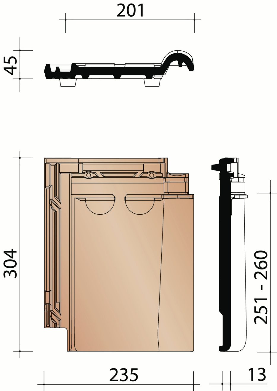 Renaissance Evo : Halve pan (3,9/lm)