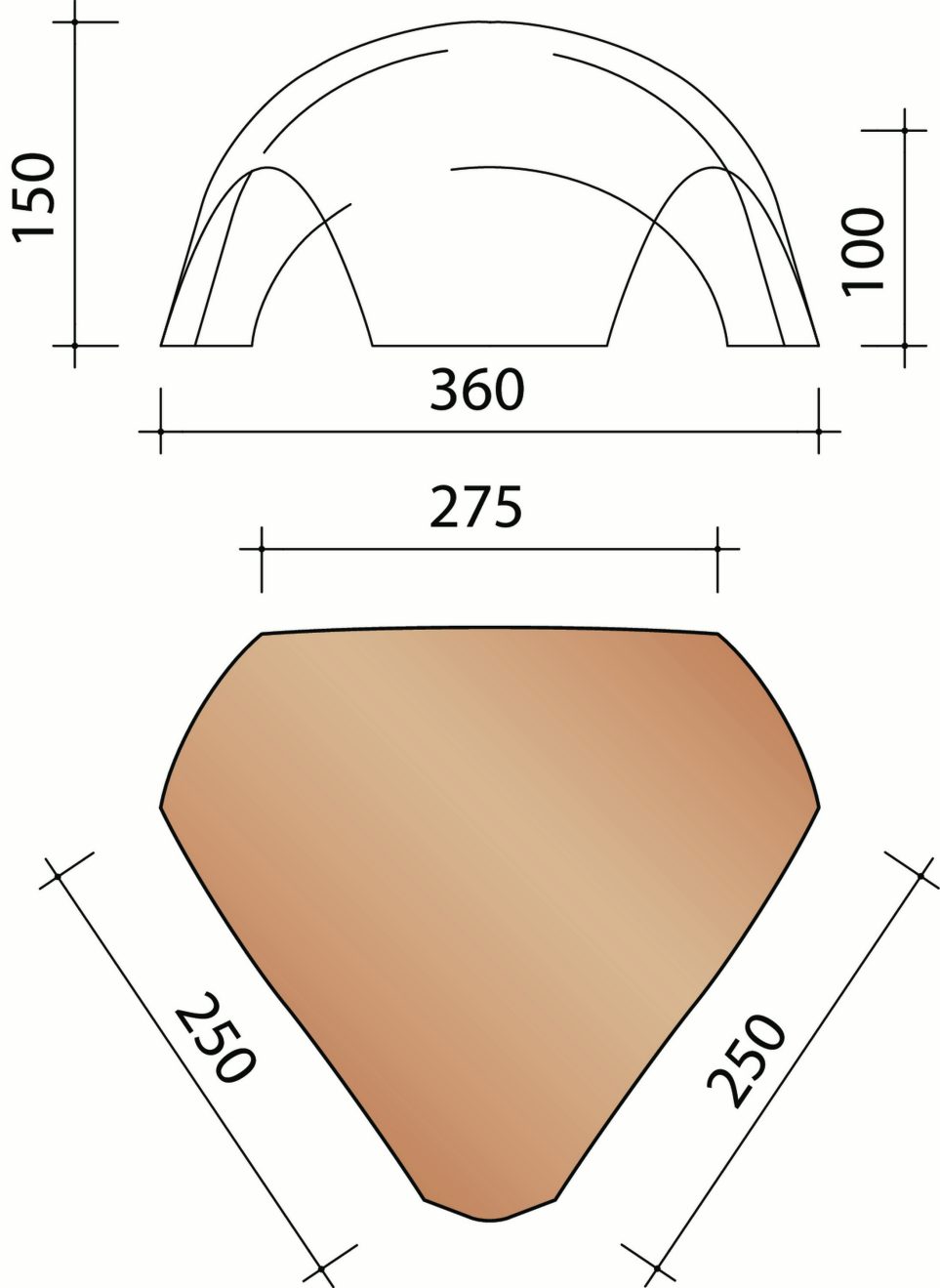 Renaissance Evo : Vorstenhoed tussen 1 vorst 1001 en 2 vorsten 1001 als noordboom