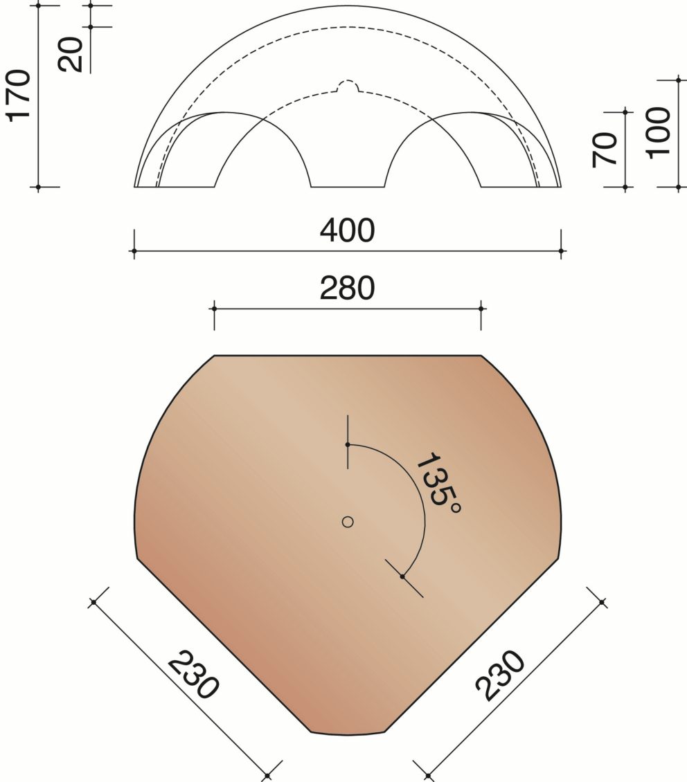 Pottelberg - 1 vorst 1200 en 2 noordbomen 3100