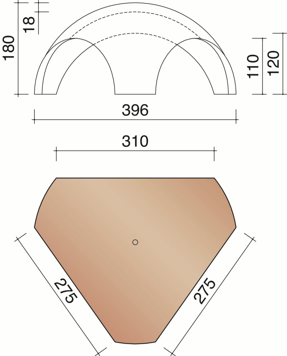 Oude Pottelbergse Pan 451 - 1 vorst 1400 en 2 noordbomen 3300