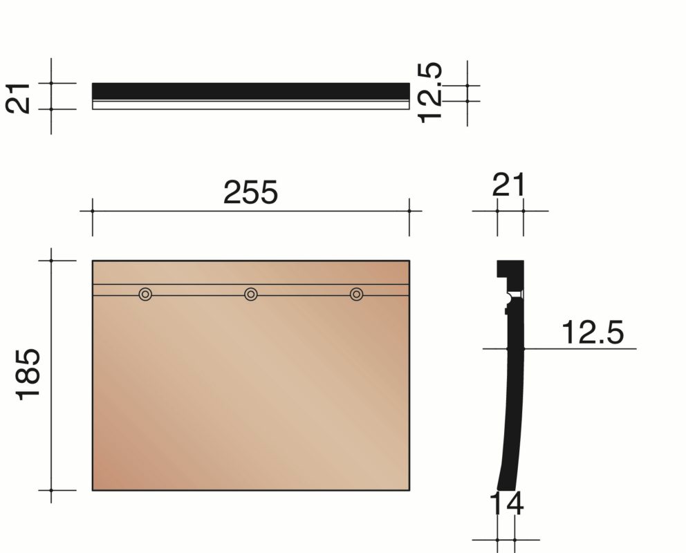 Tegelpan Plato - 8110