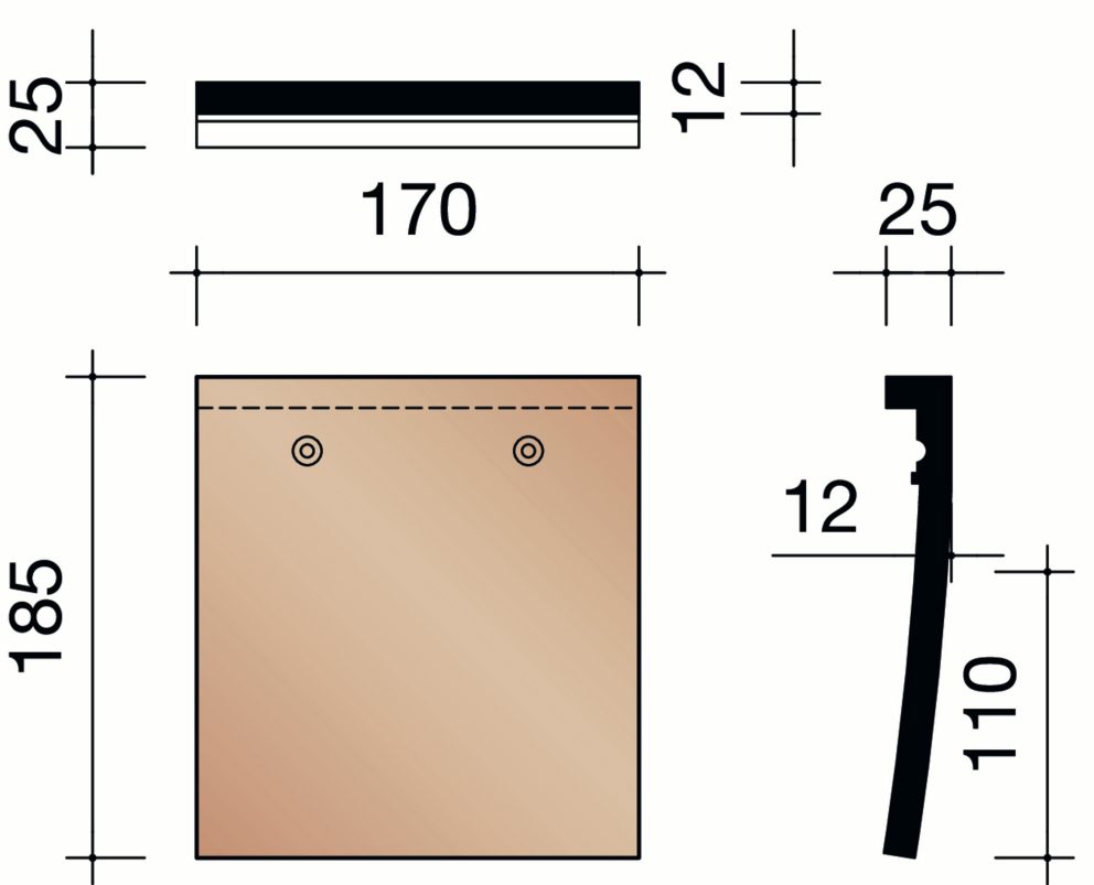 Tegelpan Rustica - 8110