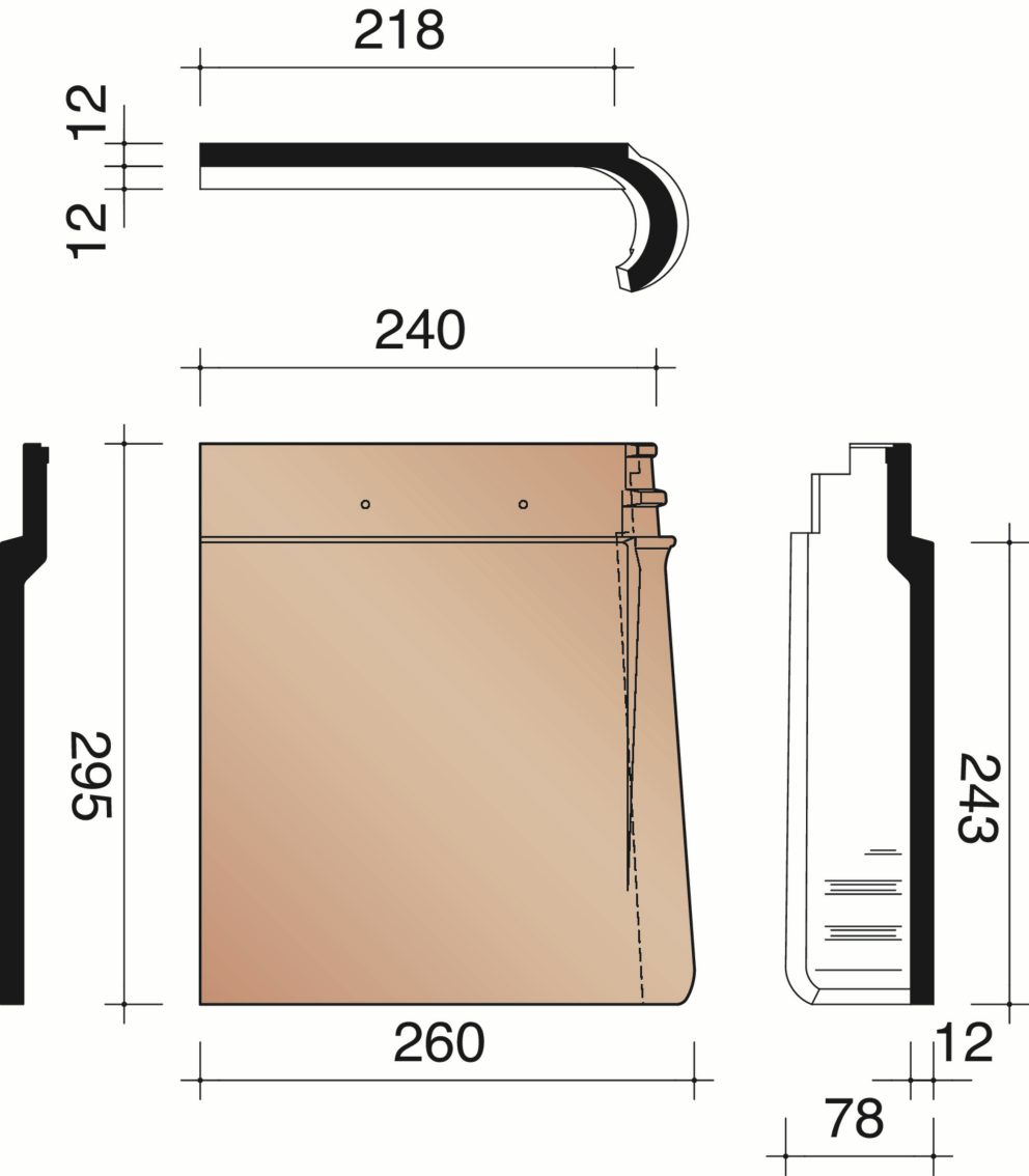 Pottelberg - Rive individuelle gauche pour sarking (4,1 par m.crt.)