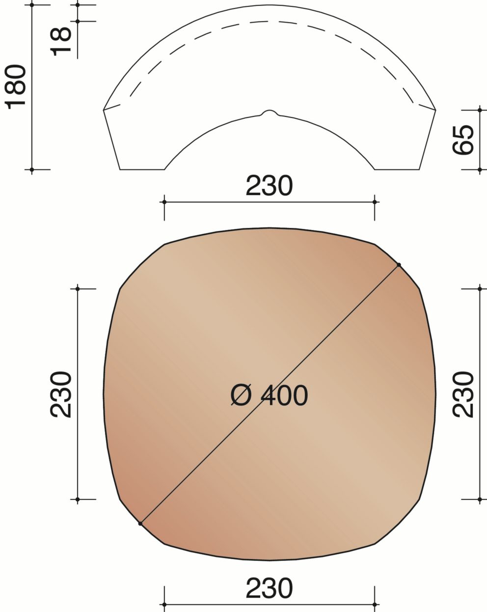 Tegelen - Vorstenhoeden - 4 vorsten 1200