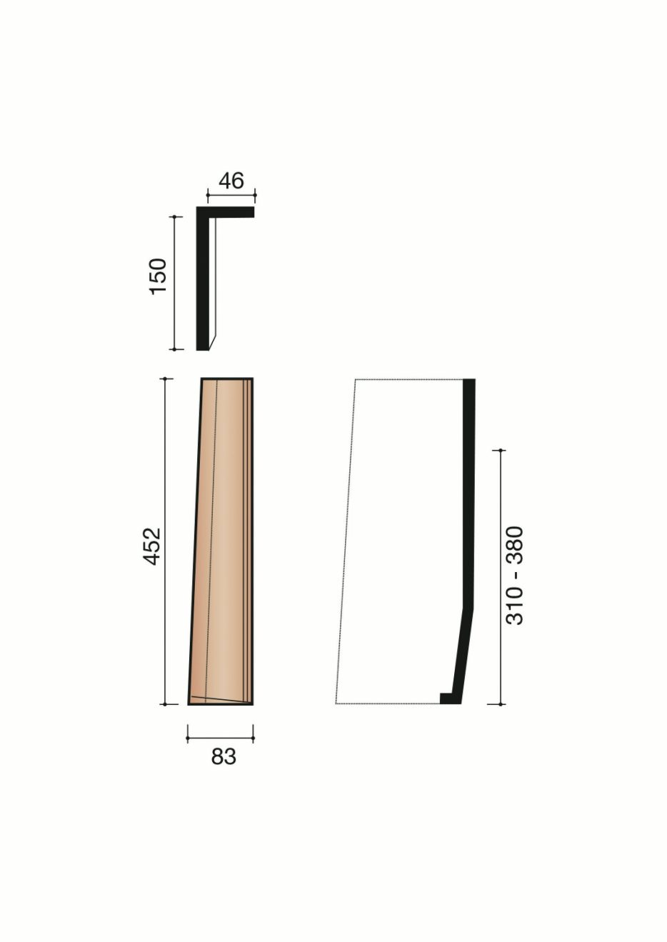 Rive individuelle gauche Actua. MACT7060. 