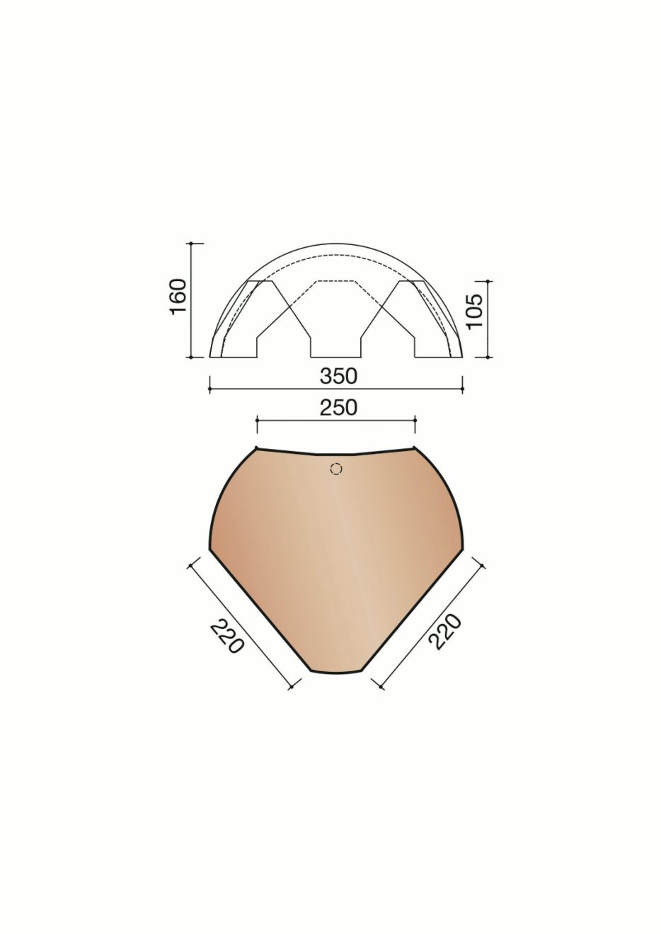 Rencontre base poinçon angle 3D. M0005870. 