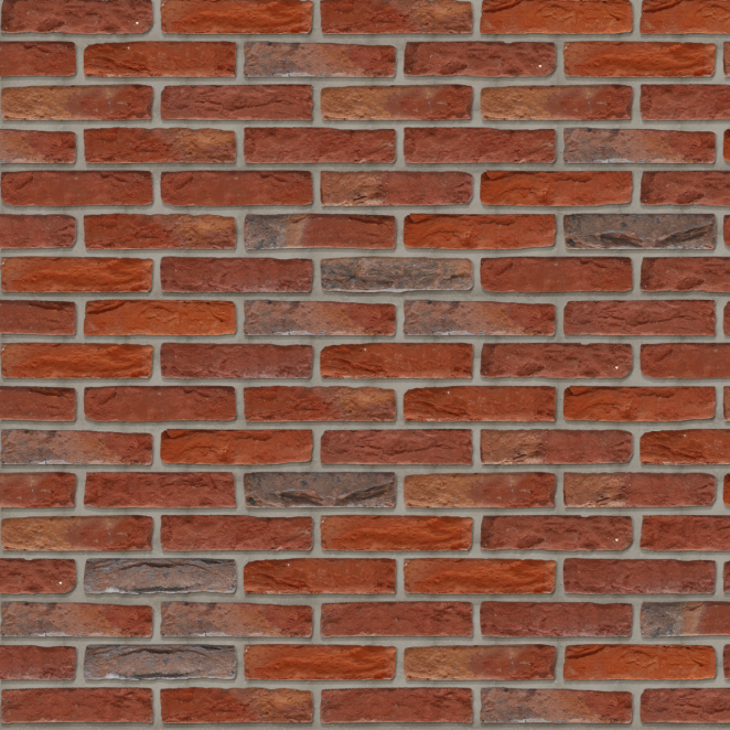 Packshot of a panel with Artiza Maaseiker Bont facing bricks