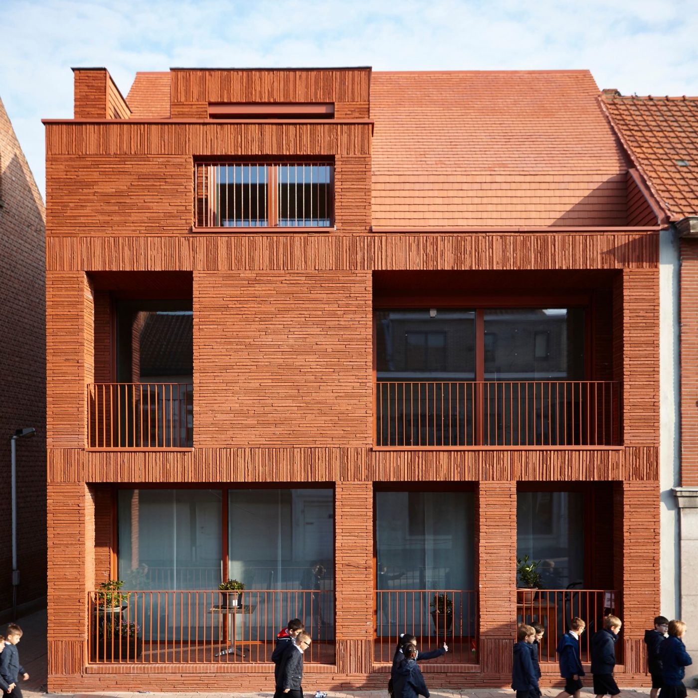 Reference photo renovation multi family in Schoten