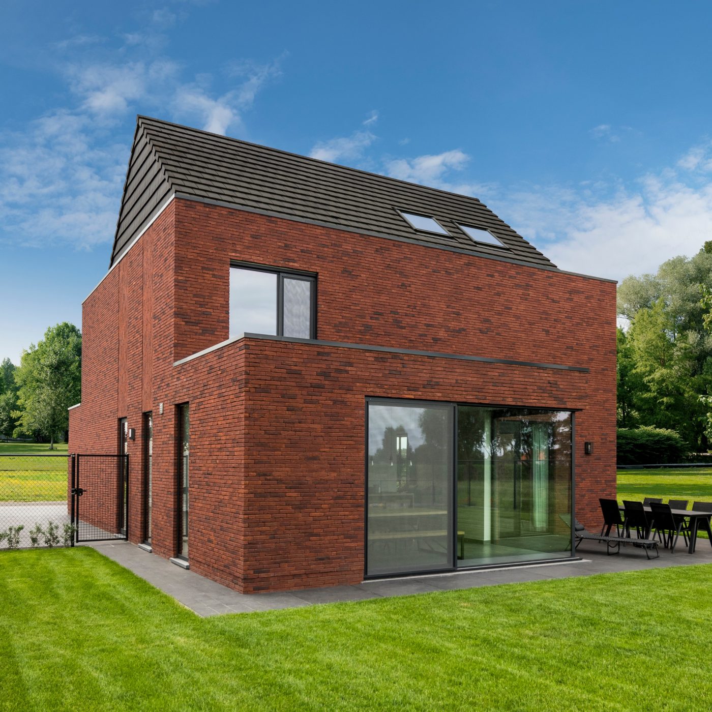 Reference photo new construction single family in Assenede