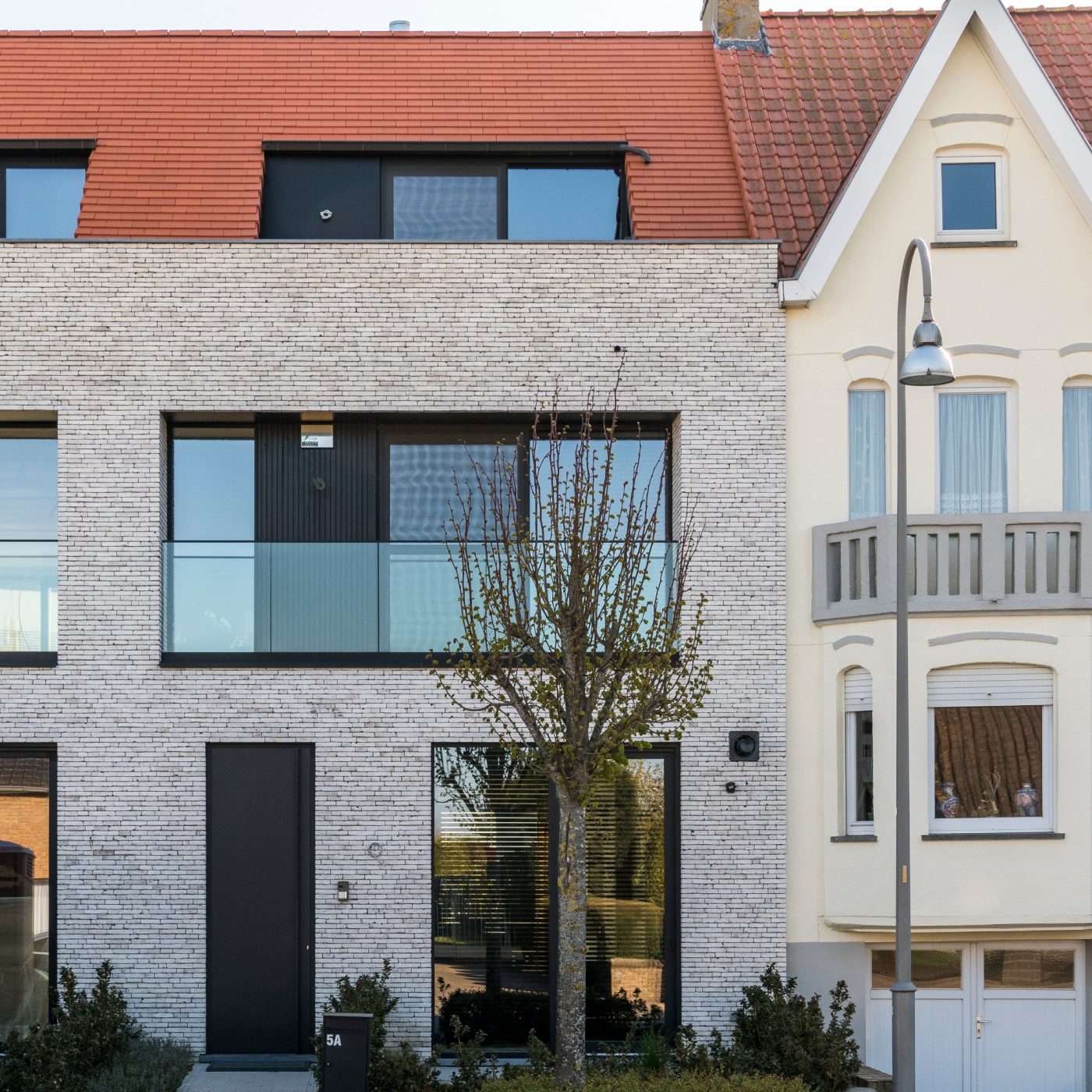 Reference photo new construction public building in Knokke-Heist