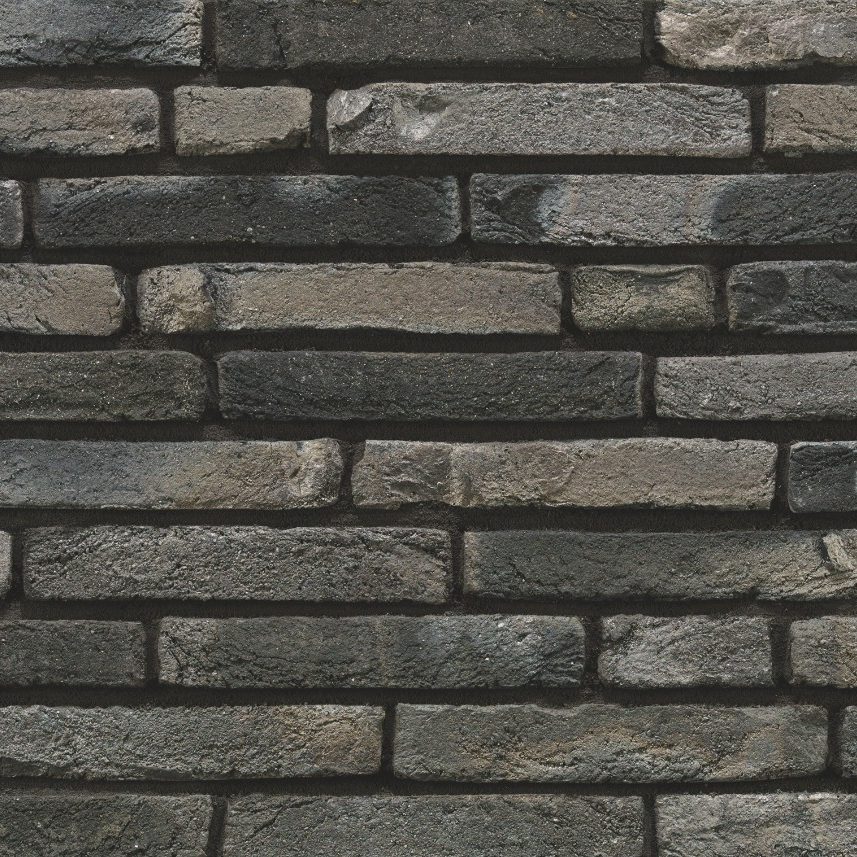 Linaqua Fumo facing bricks in a soft wild bond with a glued application