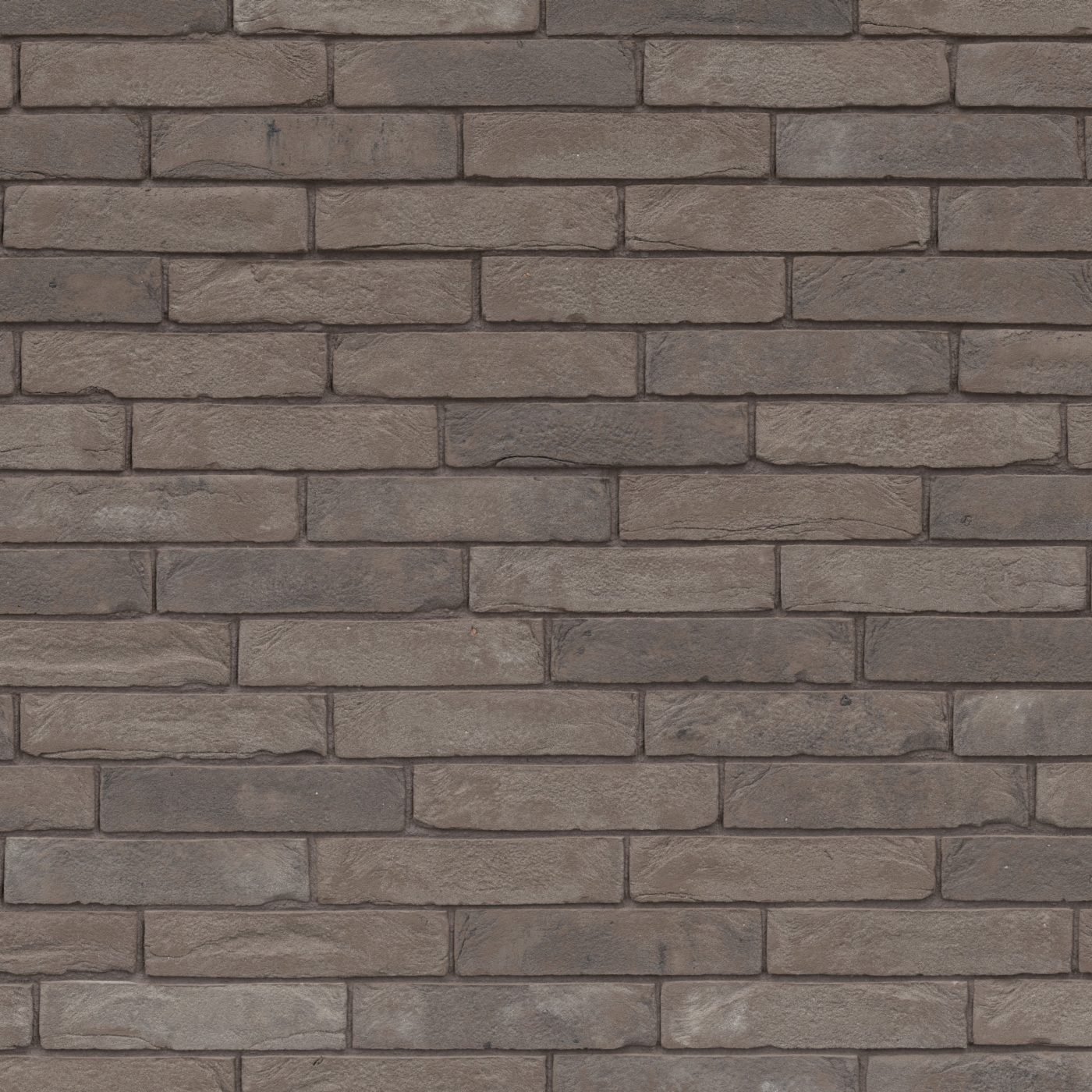Brique De Parement En Terre Cuite De Couleur Gris Noir Signee