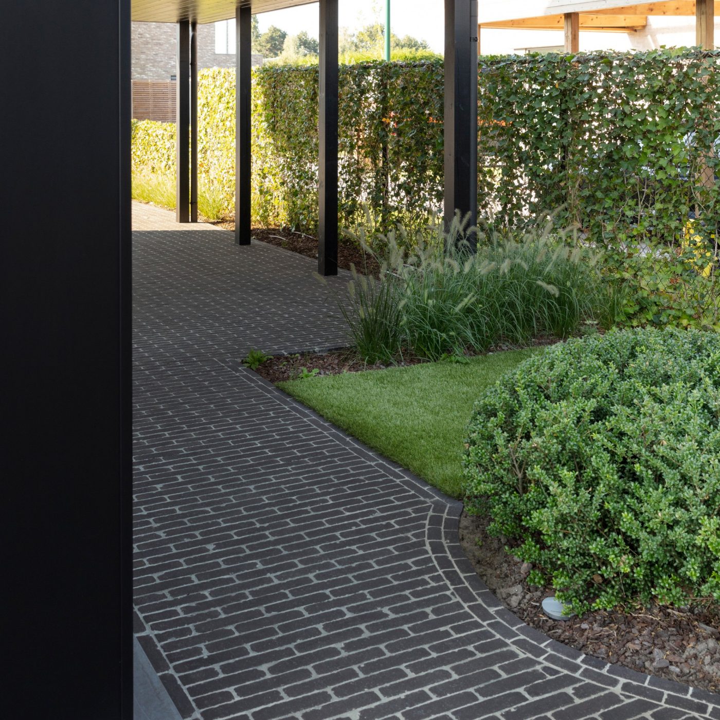 Reference photo private landscaping in Waarschoot