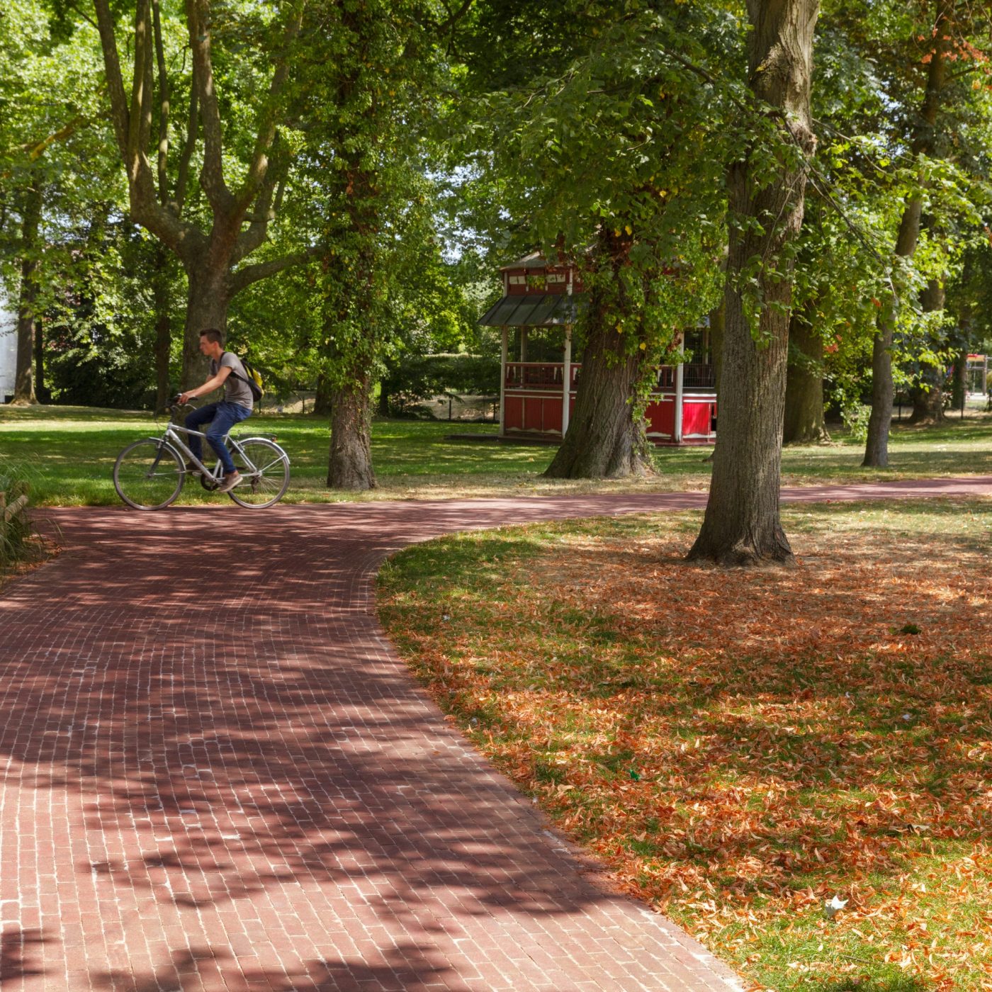 Reference photo infrastructure landscaping in Zwevegem