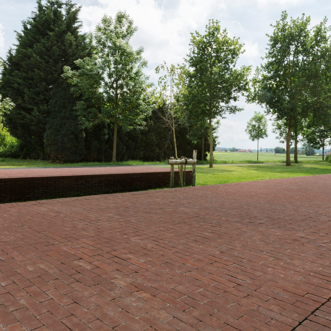 Reference photo infrastructure landscaping in Sint-Denijs