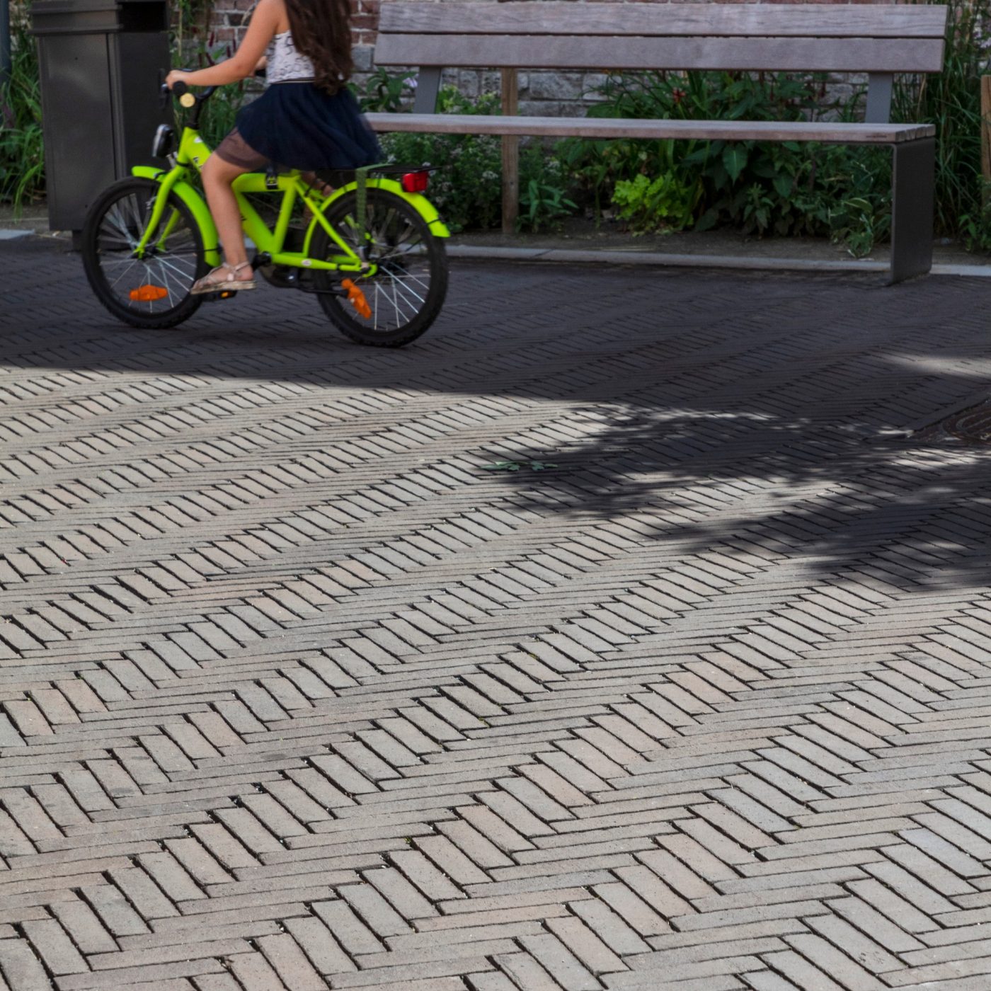 Reference photo infrastructure landscaping in Sint-Niklaas