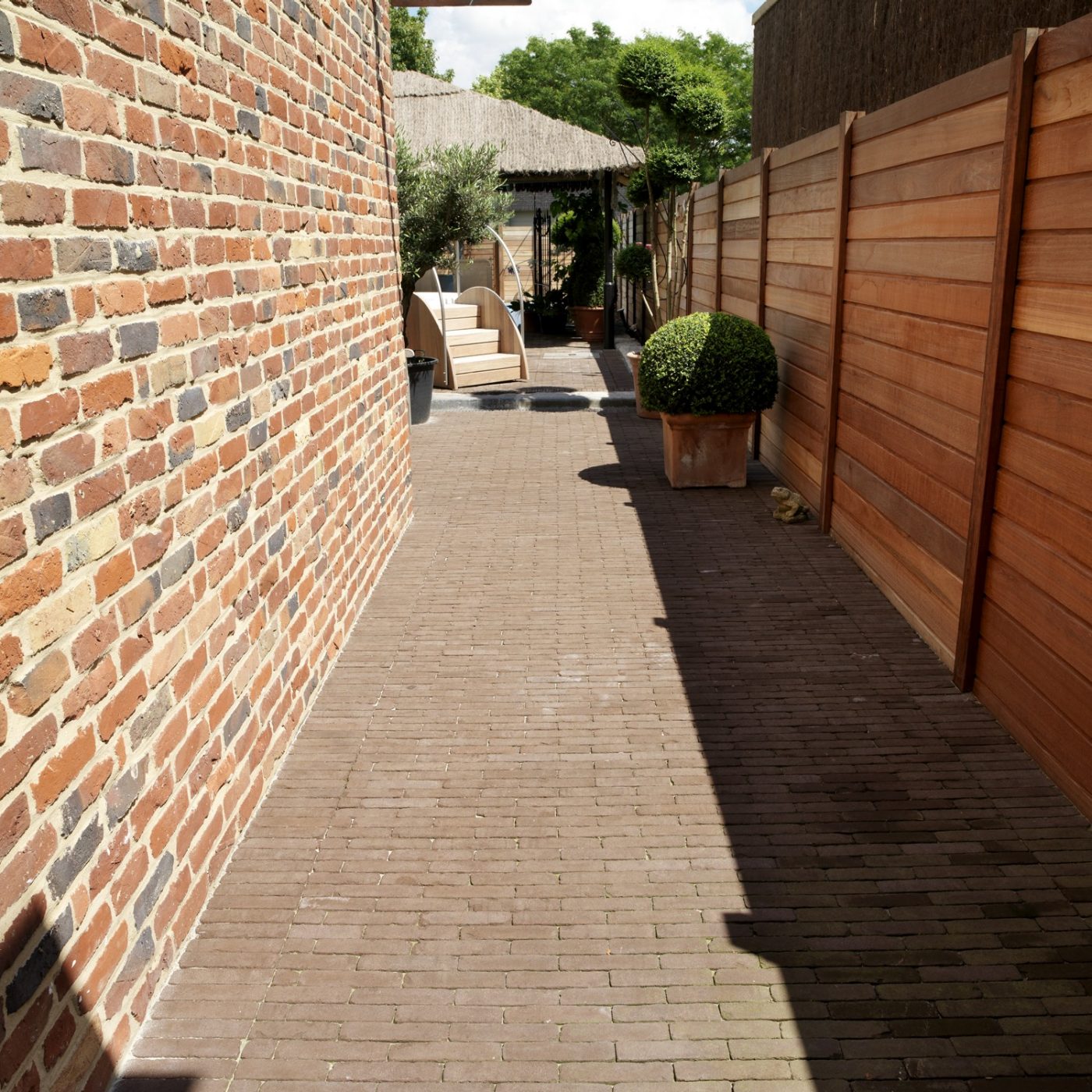 Reference photo private landscaping in Zwevegem
