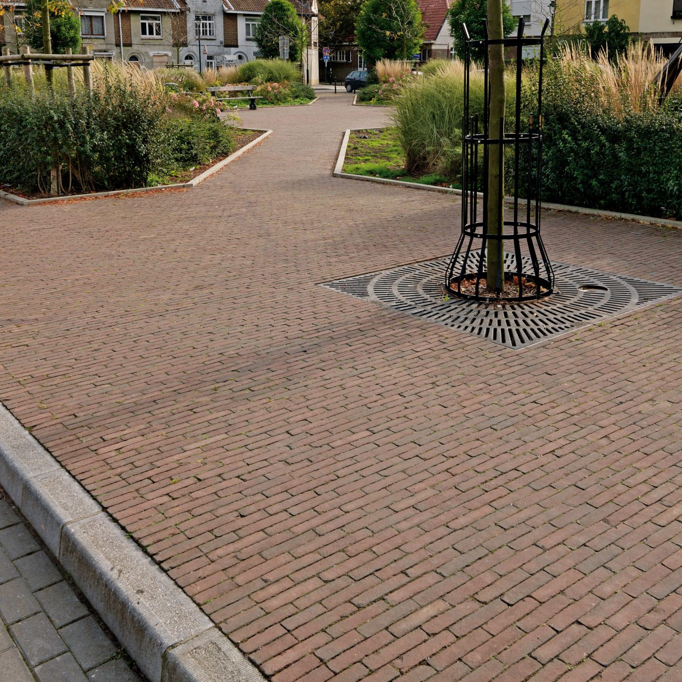 Reference photo infrastructure landscaping in Anderlecht