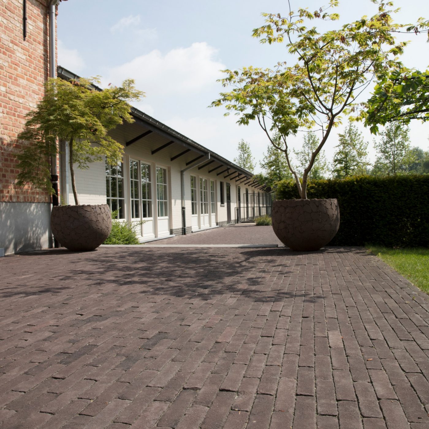 Reference photo private landscaping in Sint-Niklaas