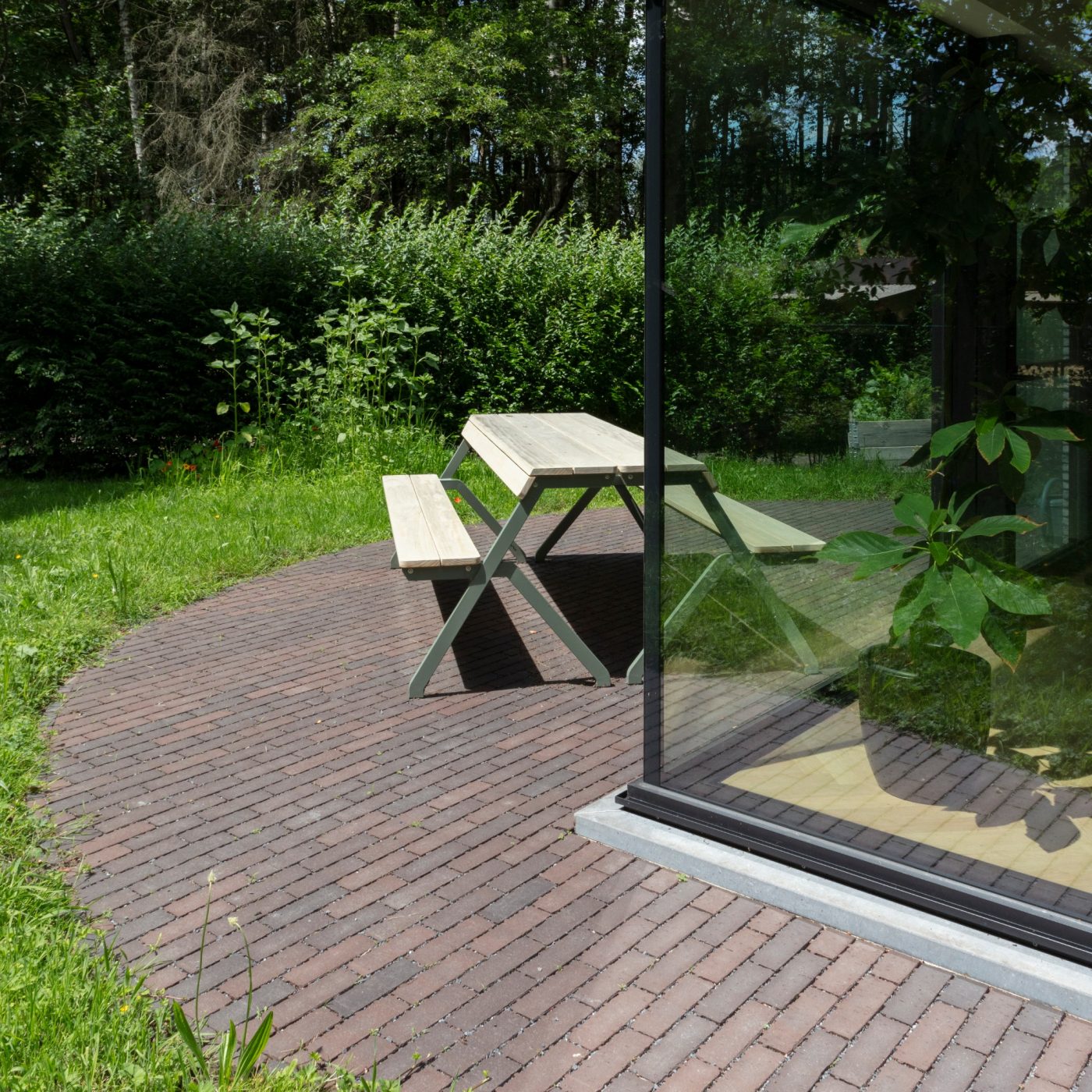 Reference photo private landscaping in Stekene