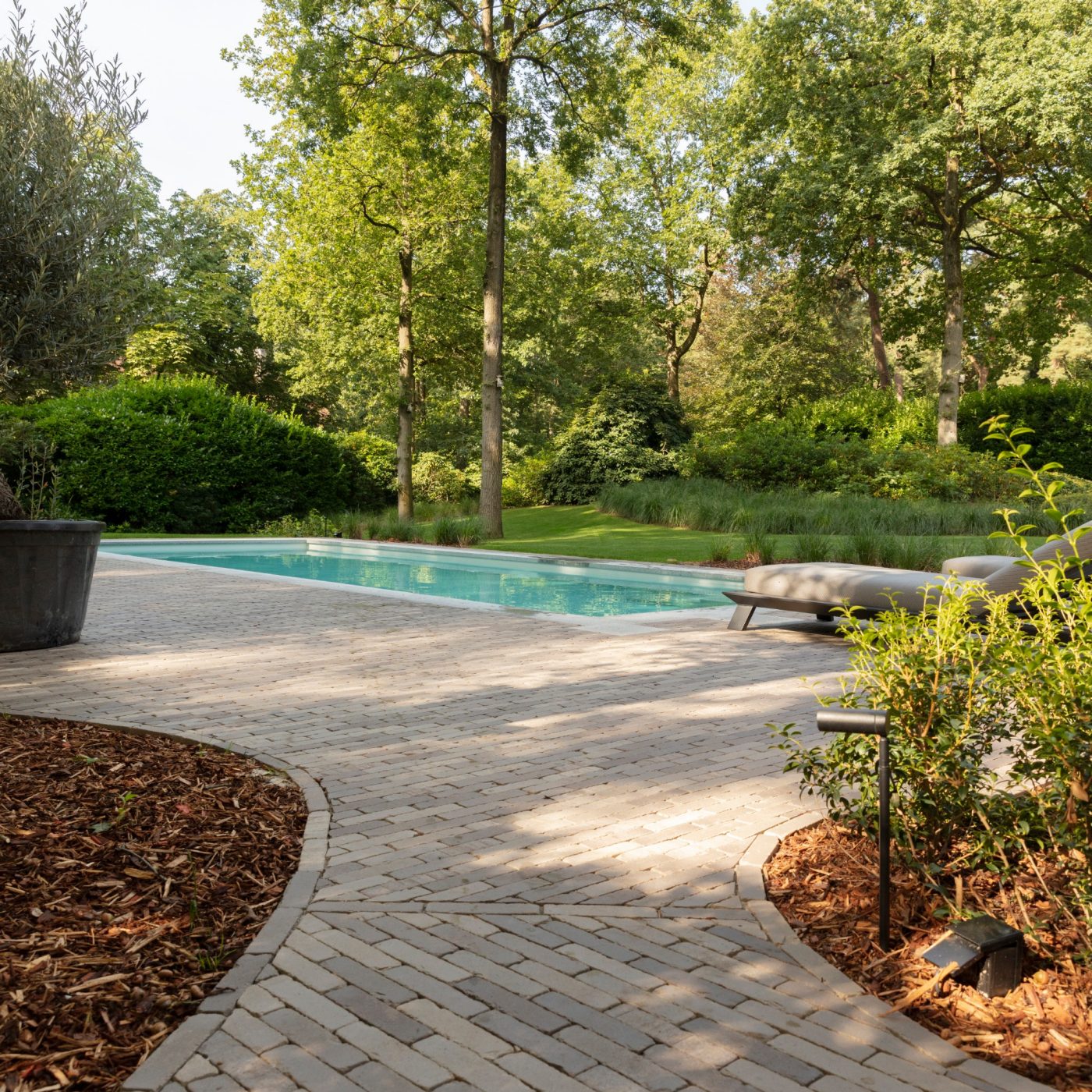 Reference photo private landscaping in Kapellen