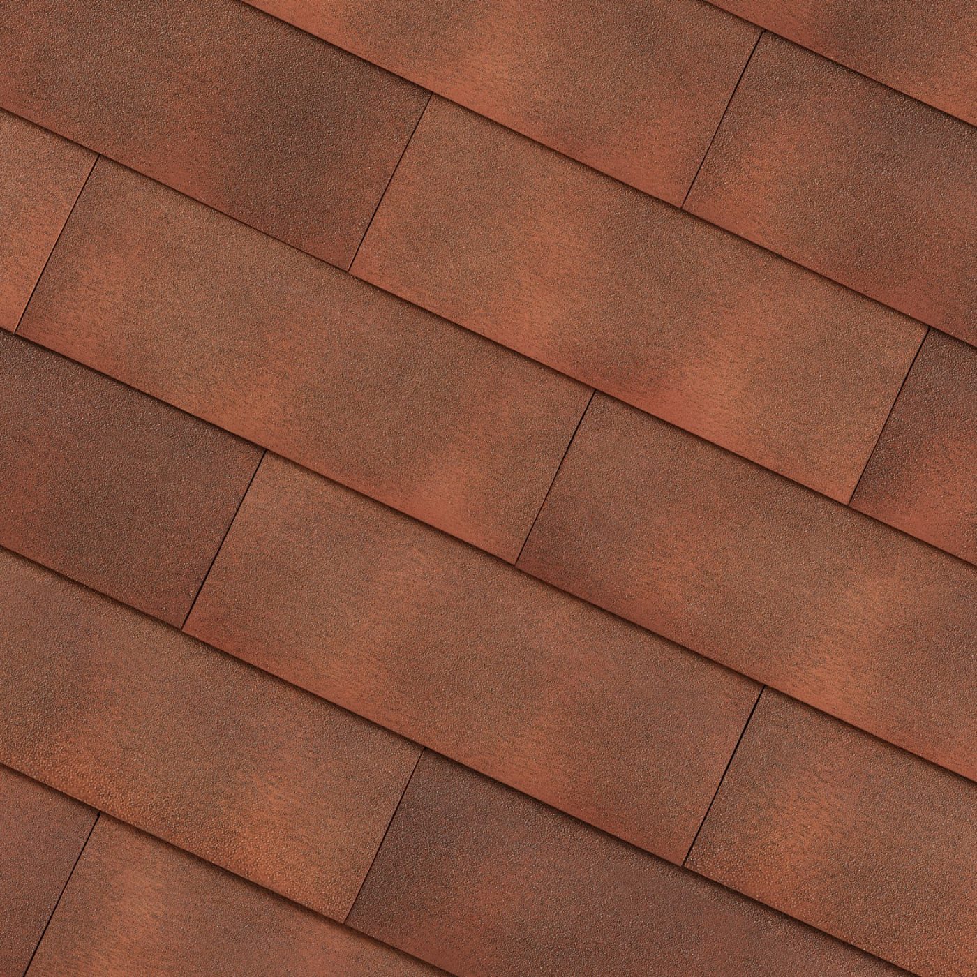 Tegelpan Elfino Grande Smokey Red - Kruisgewijs