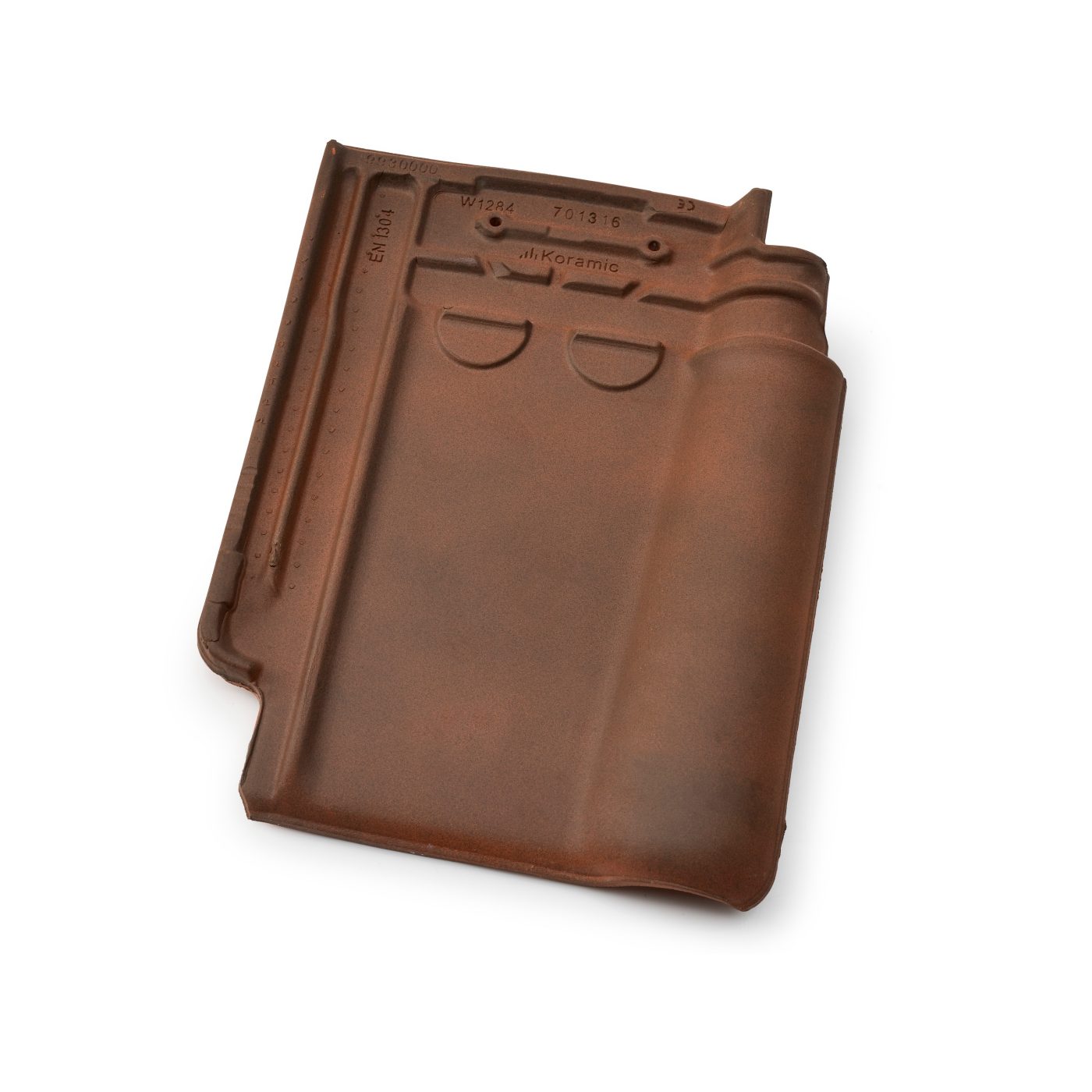 Single product shot of a Stormpan 993 Rustiek roof tile