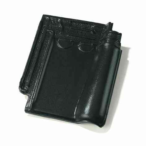 Single product shot of a Stormpan 993 Antraciet roof tile