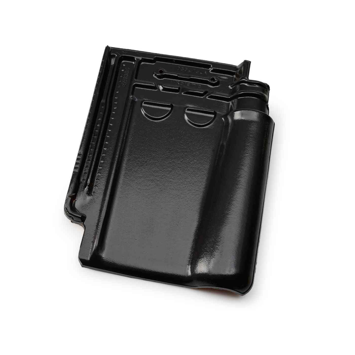 Single product shot of a Stormpan 993 Antraciet roof tile