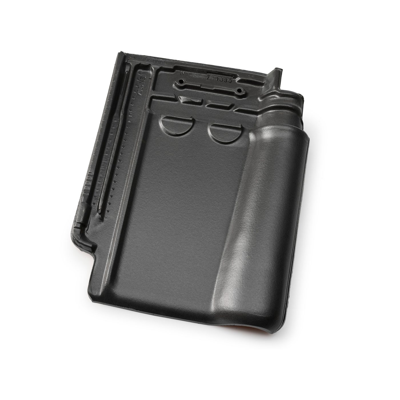 Single product shot of a Stormpan 993 Leikleur Mat Geglazuurd roof tile