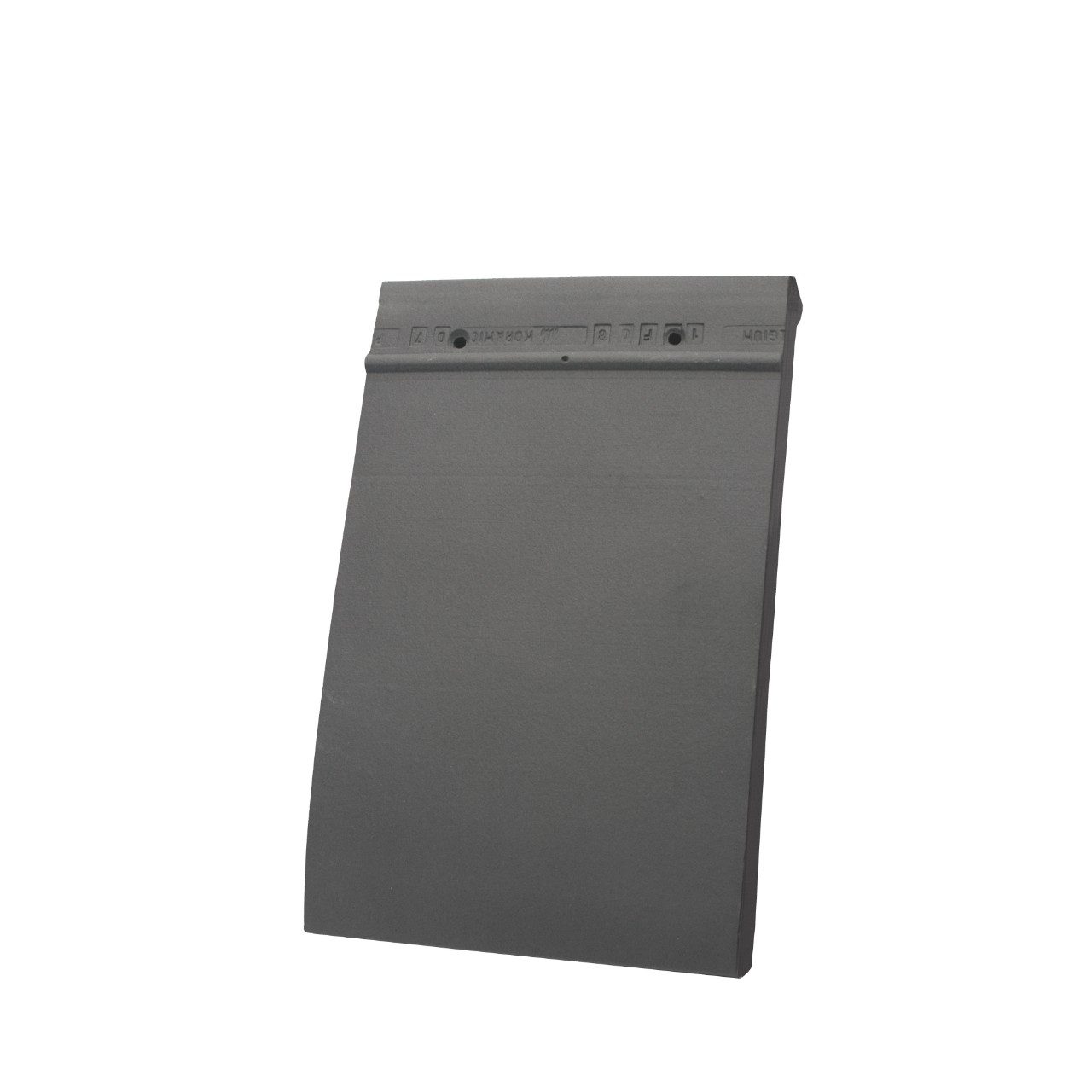 Single product shot of a Tegelpan 301 Blauw Gesmoord roof tile