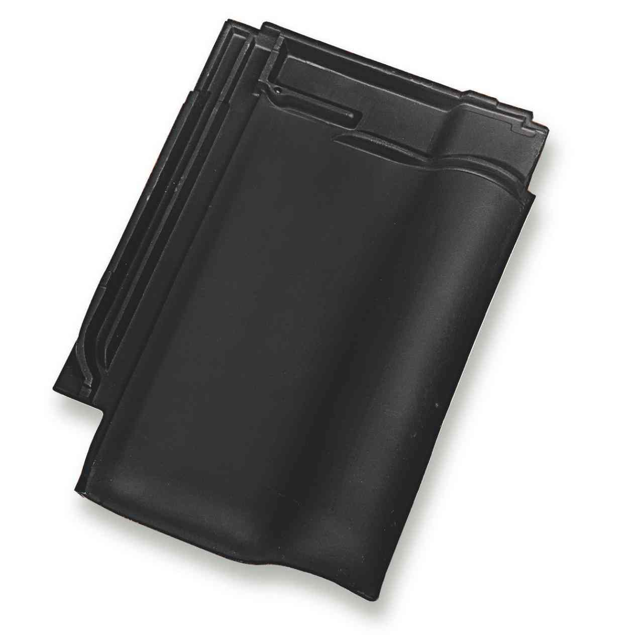 Single product shot of a Alegra 10 TE Antraciet Mat roof tile