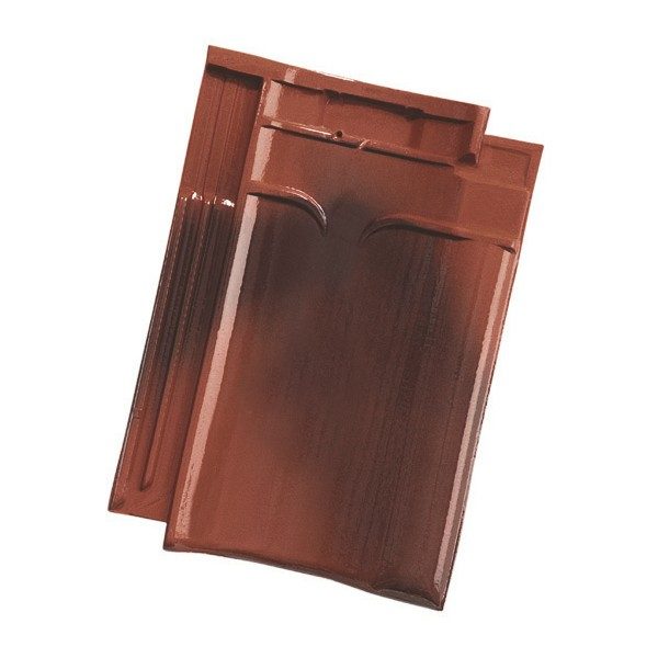 Single product shot of a VHV Rustiek Geglazuurd roof tile