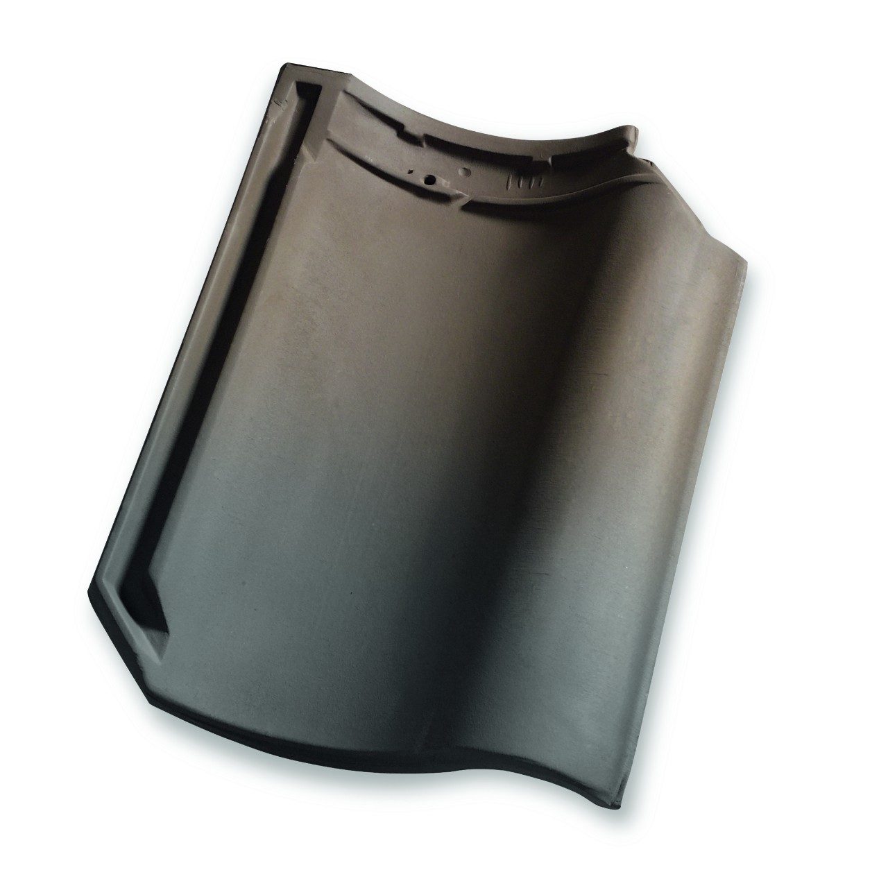 Single product shot of a OVH Klassiek Roestkleur Blauw Gesmoord roof tile