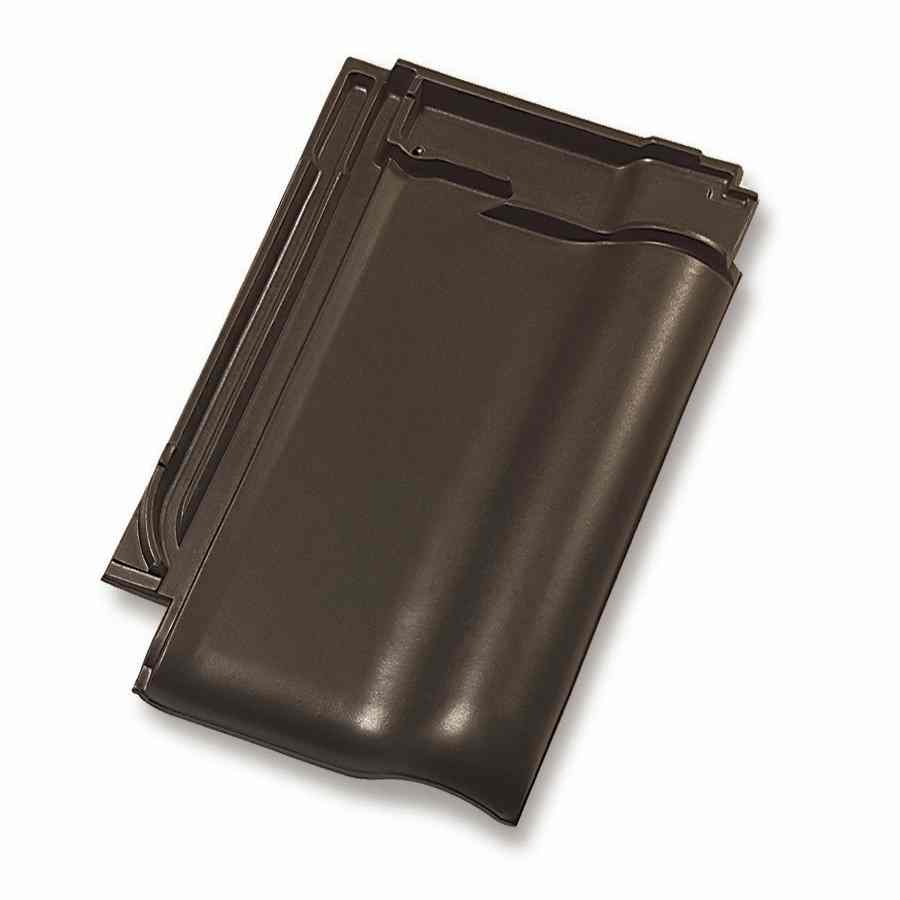 Single product shot of a Alegra 10 SE Bruin roof tile
