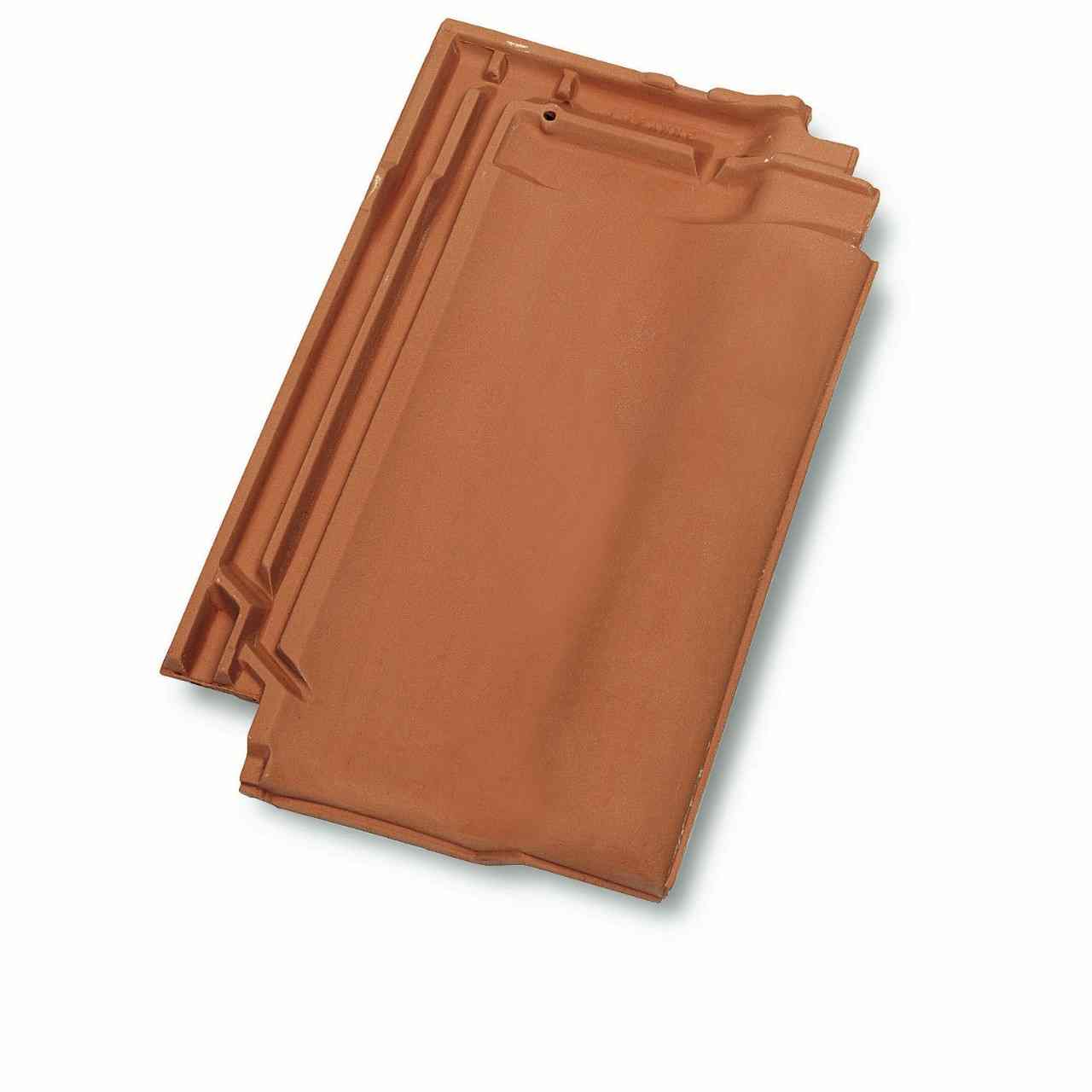 Single product shot of a Panne Natuurrood roof tile