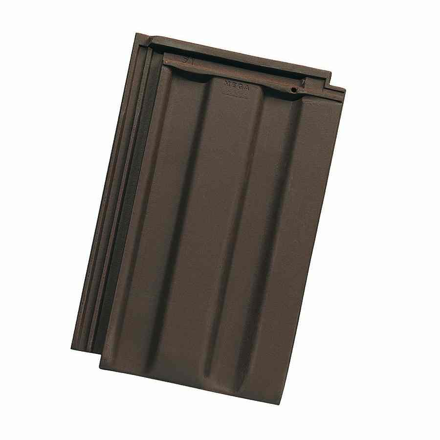 Single product shot of a Mega Bruin roof tile