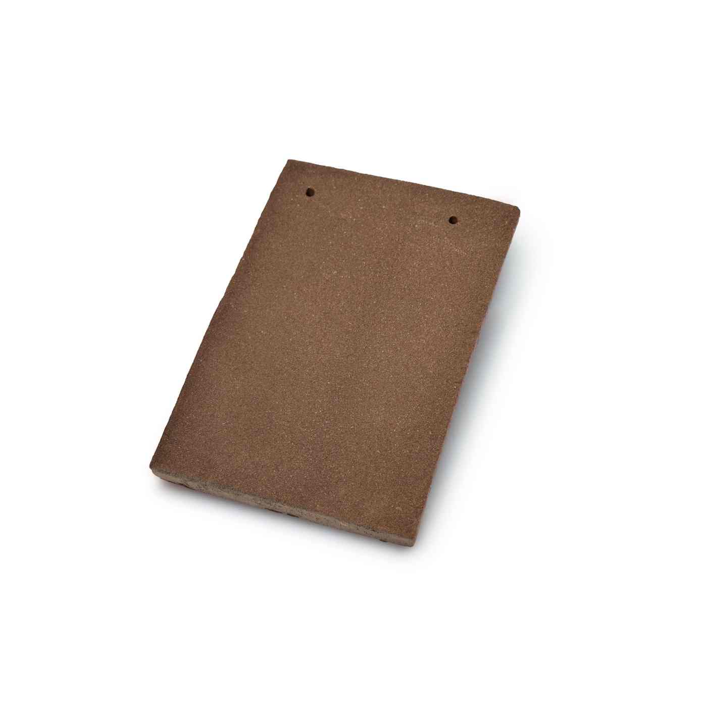 Single product shot of a Tegelpan Keymer Goxhill Autumn Brown roof tile