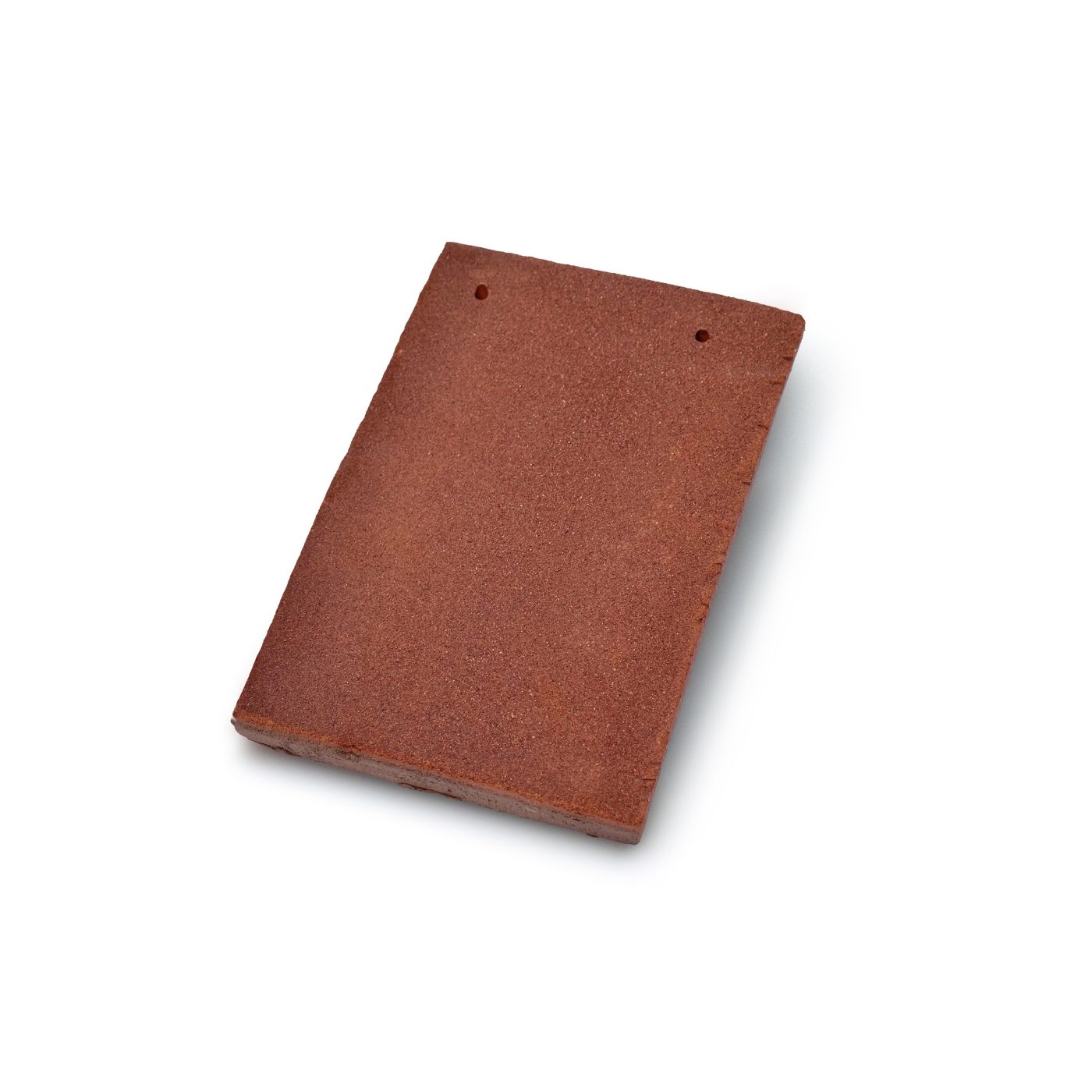 Single product shot of a Tegelpan Keymer Goxhill Dark Red roof tile